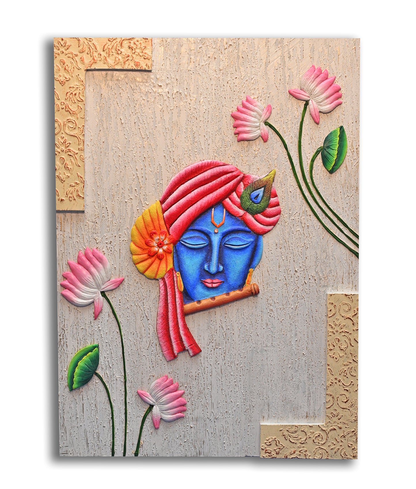 3D Shree Krishna Painting | Tranquility | Walls Decor