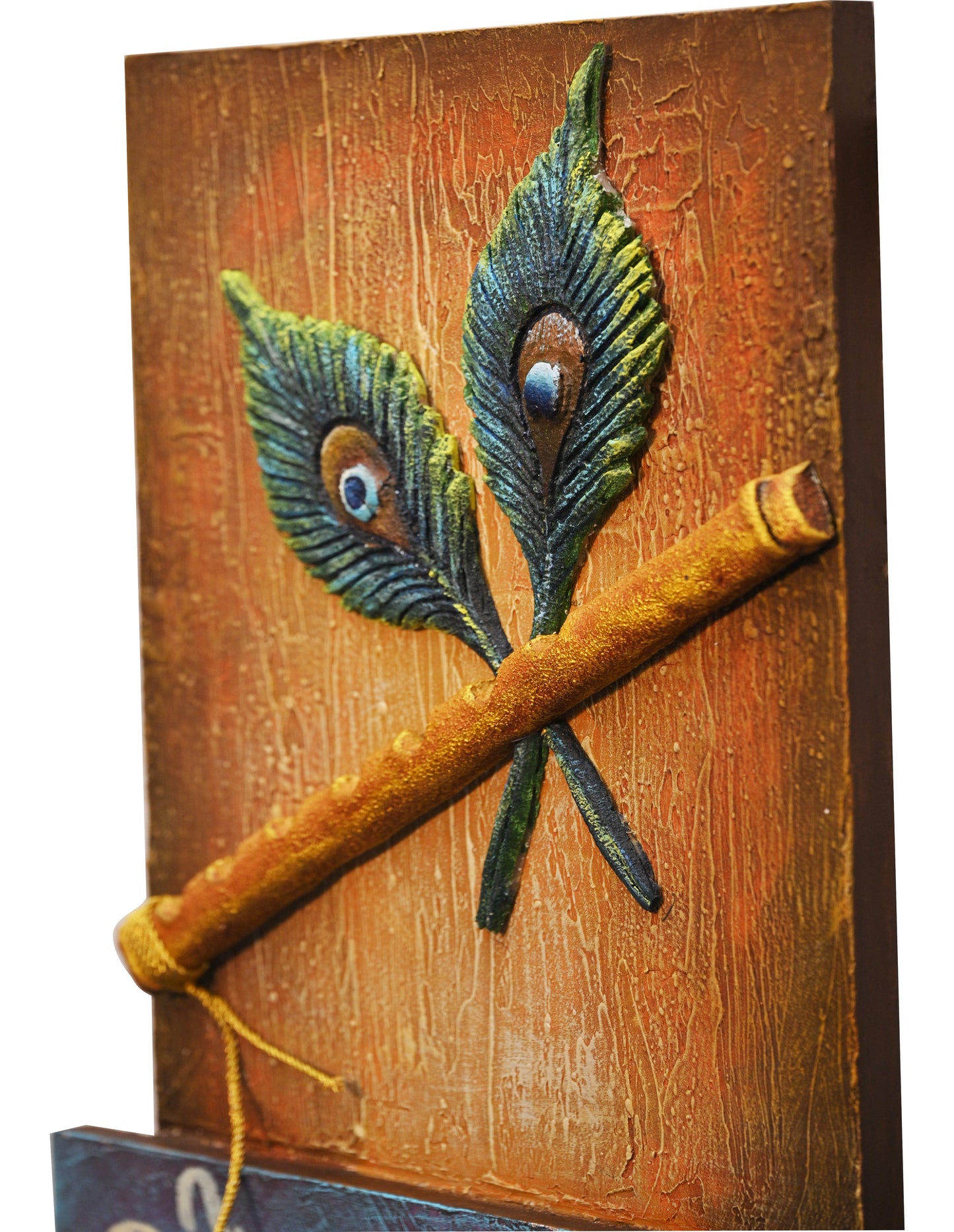 3D Krishna Flute| Wall Hanging Decor | Basuri