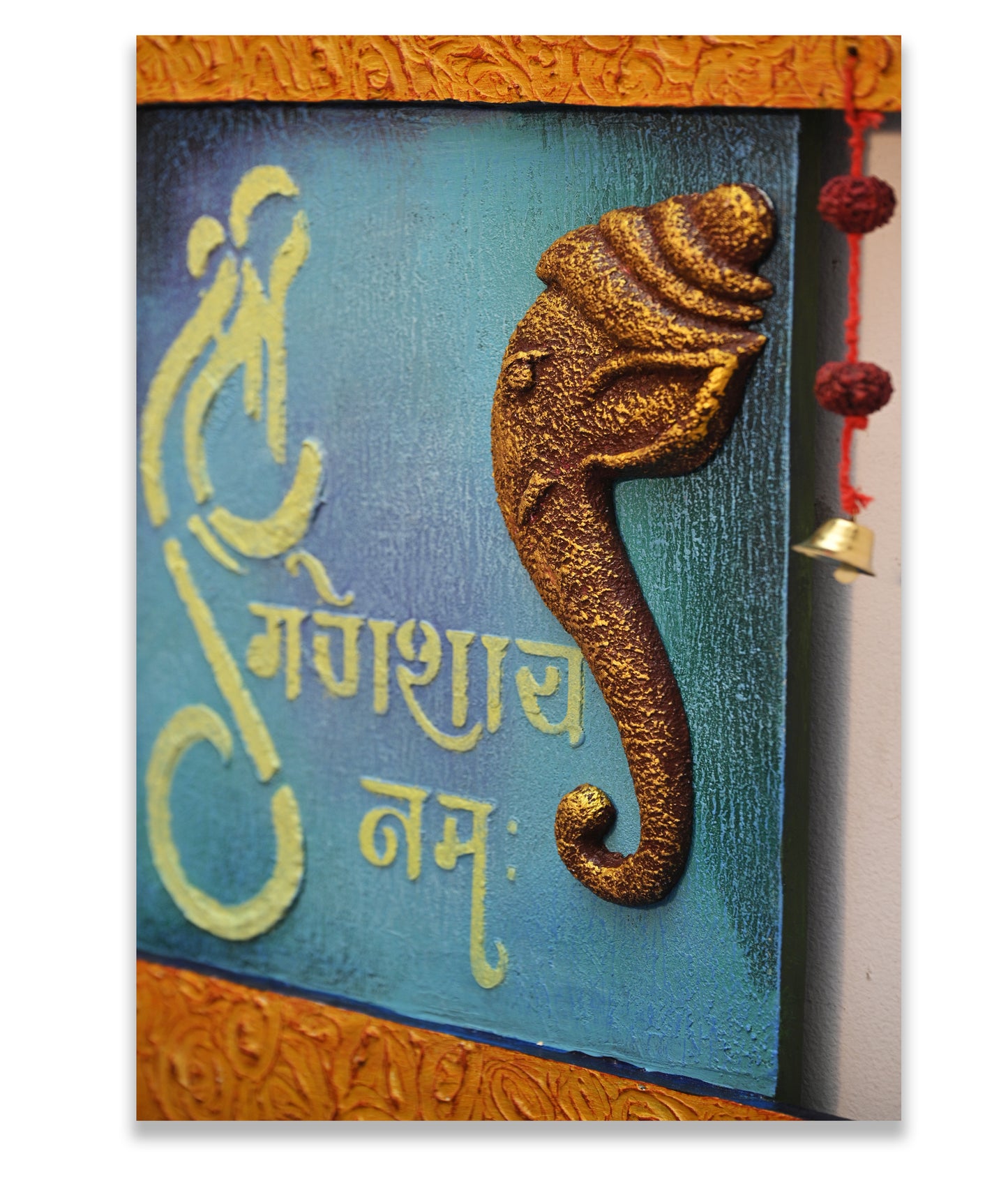 3D Wall Hanging | Lord Ganesha | Mantra Mural Wall Art